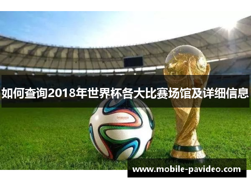 如何查询2018年世界杯各大比赛场馆及详细信息 如何查询2018年世界杯各大比赛场馆及详细信息